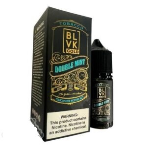 E-Liquido Tobacco Double Mint  (Nicsalt) - BLVK Gold; ciadovape.com